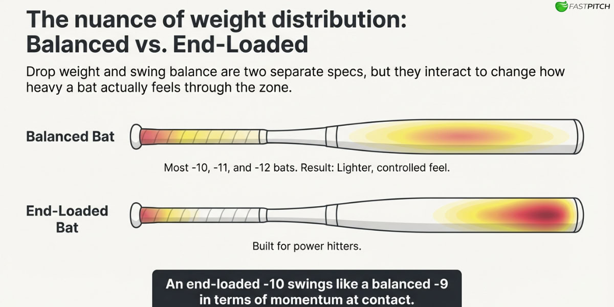 Fastpitch Bat Drop Weight Explained: How to Choose -8, -9, -10, -11, or -12 9