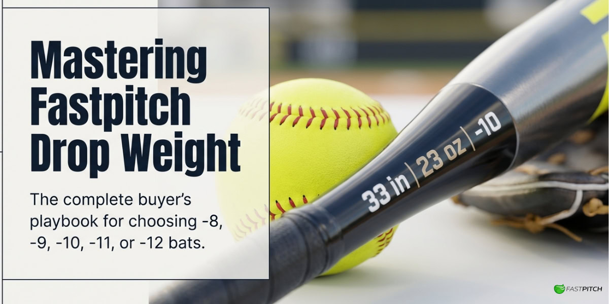 Fastpitch Bat Drop Weight Explained: How to Choose -8, -9, -10, -11, or -12 1