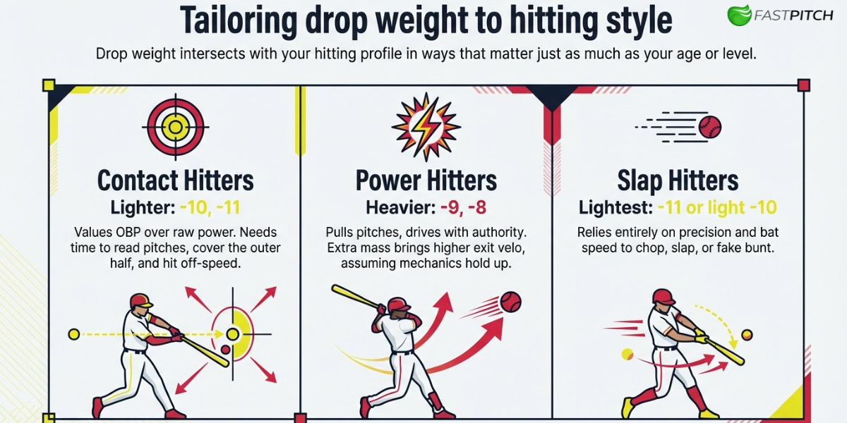Fastpitch Bat Drop Weight Explained: How to Choose -8, -9, -10, -11, or -12 8